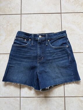 NWT Madewell High Rise Denim Curvy Shorts